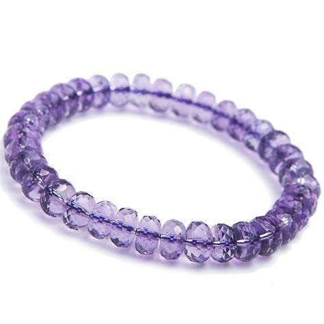 Amethyst Abacus Bracelet