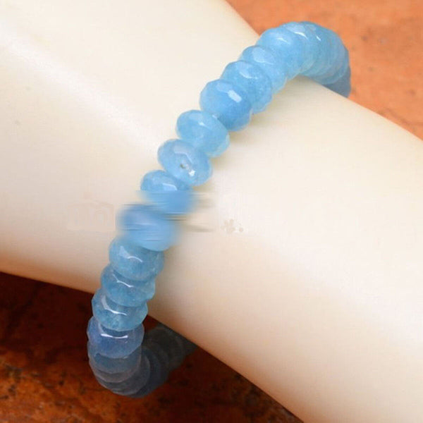 Aquamarine Abacus Bracelet