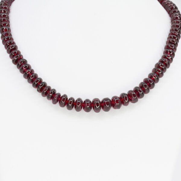 Garnet Natural Gemstone Beaded Necklace - January